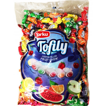 Конфеты жевательные Torku Tofily с начинкой с фруктовым ароматом 1000 г (8690120076294) Конфеты жевательные Torku Tofily с начинкой с фруктовым ароматом 1000 г (8690120076294)