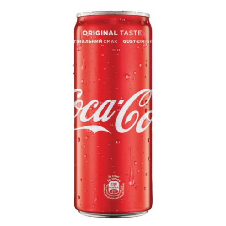Напій газований Coca-Сola з/б 0,25 л