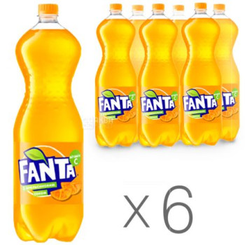 Напій газований Fanta Апельсин 2 л x 6 шт. (5449000004840) Напій газований Fanta Апельсин 2 л x 6 шт. (5449000004840)
