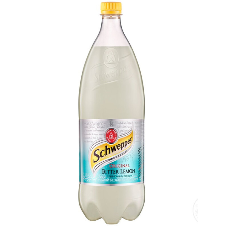Напій газований Schweppes Bitter Lemon 1л (5449000044839)