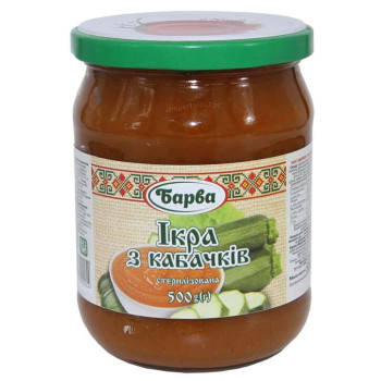  Икра из кабачков "Барва" 500 г (4820217900254)