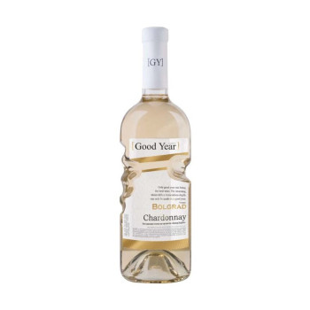 Вино Bolgrad Chardonnay біле сухе 0,75 л
