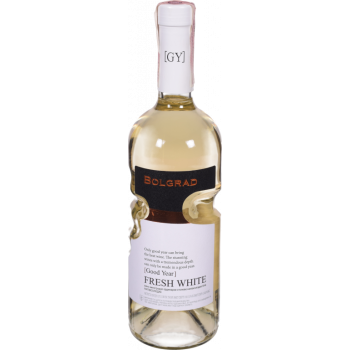 Вино Bolgrad Fresh White біле напівсолодке 0,75 л
