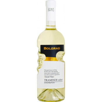 Вино Bolgrad Traminer Select біле напівсолодке 0,75 л