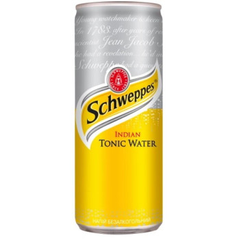 Напій газований Schweppes Indian Tonic 0,33л (5449000046390)