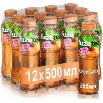 Чай черный Fuzetea "Персик - роза" 0,5 л (5449000235770)