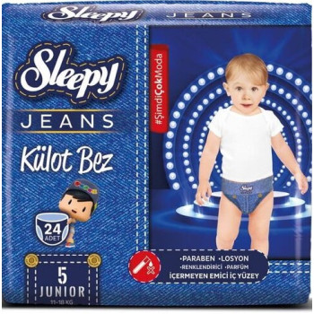 Подгузники-трусики Sleepy Jeans Jumbo Junior 11-18 кг 24шт. (8681212064893) Подгузники-трусики Sleepy Jeans Jumbo Junior 11-18 кг 24шт. (8681212064893)