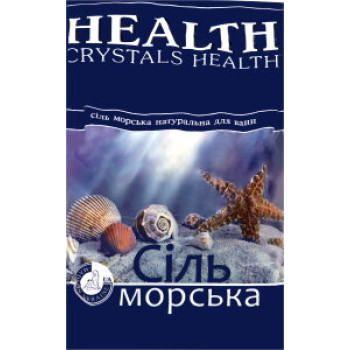 Соль морская натуральная "Crystals Health" для ванн 1кг (4820106490194) Соль морская натуральная "Crystals Health" для ванн 1кг (4820106490194)