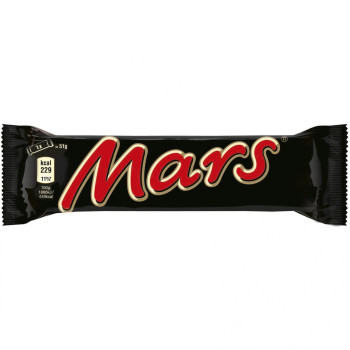 Батончик Mars с нугой и карамелью в молочном шоколаде 51 г (5000159502931) Батончик Mars с нугой и карамелью в молочном шоколаде 51 г (5000159502931)
