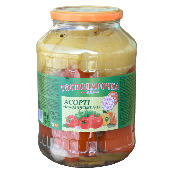 Ассорти "Господарочка" Буковинское №1 1,5 л (4820024797269)