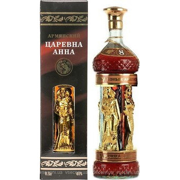 Бренди Царевна Анна 8 лет выдержки 0.5 л 40% (4850001274759) Бренди Царевна Анна 8 лет выдержки 0.5 л 40% (4850001274759)