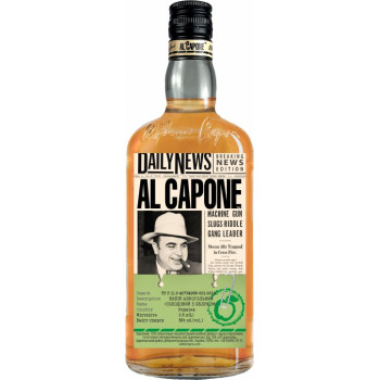 Напиток алкогольный AL CAPONE Солодовый с яблоком 0.5 л 38% (4820136353148)