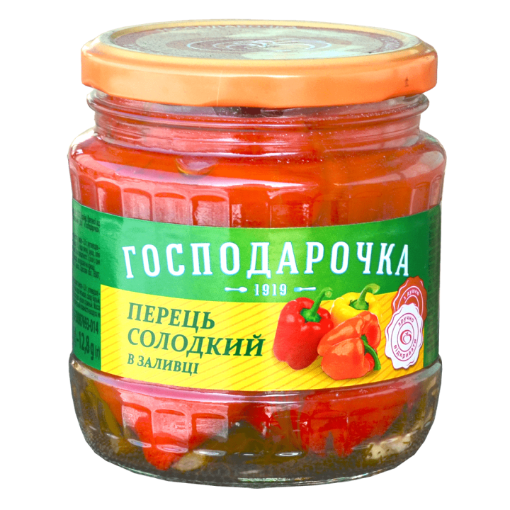 Перець солодкий в заливці "Господарочка" в заливці 425 г (4820024797665)