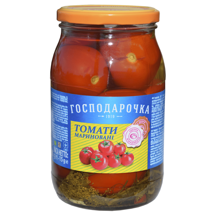 Томаты маринованные "Господарочка" 885 г (4820024798730)