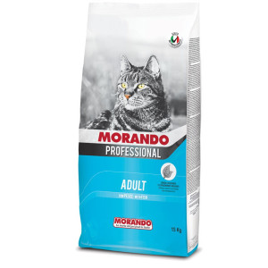 MORANDO PROFESSIONAL ADULT Полноценный сухой корм для взрослых котов с рыбой, 15кг (8007520105309) 