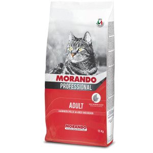 MORANDO PROFESSIONAL ADULT сухой корм для котов с говядиной и курицей, 15кг (8007520105262) 