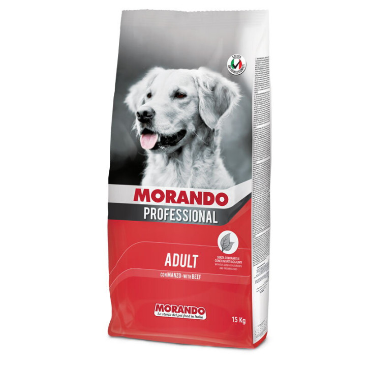MORANDO PROFESSIONAL ADULT сухой корм с говядиной, 15кг (8007520099837)