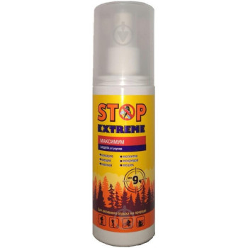 Лосьон от комаров, клещей и мошек Stop Extreme Максимум 100мл (4820212940422)