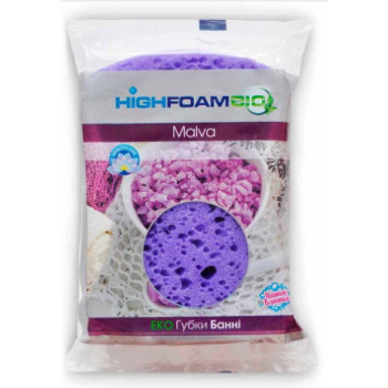 Губка банна HighFoam Malva із масажною поверхнею 1 шт. (4820178151221) Губка банна HighFoam Malva із масажною поверхнею 1 шт. (4820178151221)