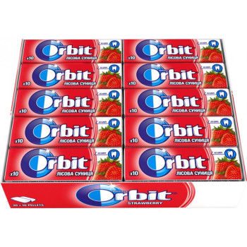 Жевательная резинка Orbit Лесная земляника 14 г (4009900023955) Жевательная резинка Orbit Лесная земляника 14 г (4009900023955)