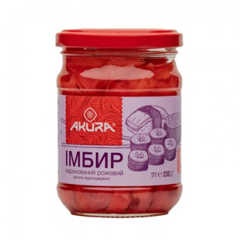 Имбирь маринованный AKURA 230г (4820178460217)