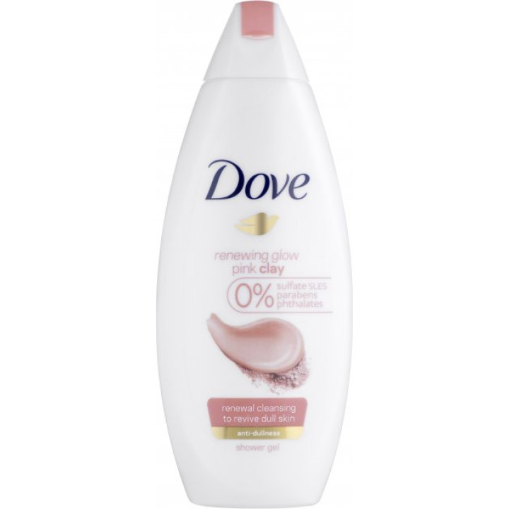 Крем-гель для душа Dove Восстановление с розовой глиной 250 мл (8717163684863)