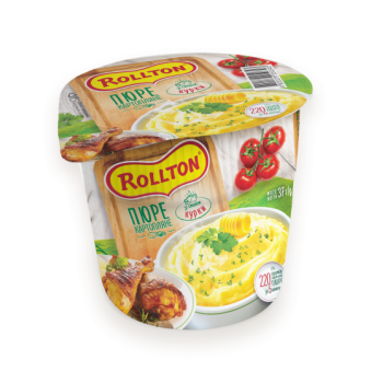 Пюре картофельное Rollton со вкусом курицы (стакан) 40 г