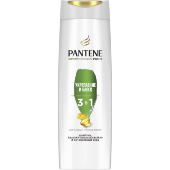 Шампунь та бальзам-ополіскувач Pantene Pro-V 3 в 1 Nature Fusion Зміцнення та блиск 360 мл (8001090673527) Шампунь та бальзам-ополіскувач Pantene Pro-V 3 в 1 Nature Fusion Зміцнення та блиск 360 мл (8001090673527)