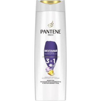 Шампунь для волосся Pantene Pro-V Поживний коктейль 3 в 1 360 мл (8001090861832) Шампунь для волосся Pantene Pro-V Поживний коктейль 3 в 1 360 мл (8001090861832)