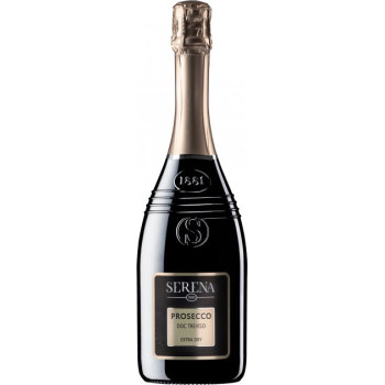 Вино игристое SERENA 1881 «Prosecco Spumante» DOC Treviso сухое белое 0.75 л 11% (8010719001764) Вино игристое SERENA 1881 «Prosecco Spumante» DOC Treviso сухое белое 0.75 л 11% (8010719001764)