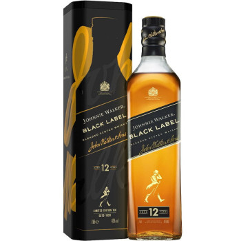 Виски Black Label  Johnnie Walker в металлической коробке 40%, 0.7л (5000267185545)