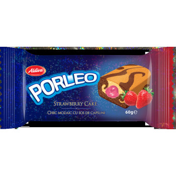 Мозаичный бисквит Aldiva Porleo с клубничной начинкой 60г (8681270487399) Мозаичный бисквит Aldiva Porleo с клубничной начинкой 60г (8681270487399)