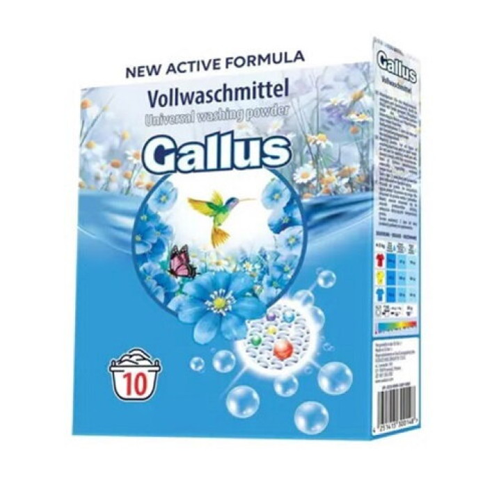 Стиральный порошок Gallus Универсальный 650 г (4251415300148) 
