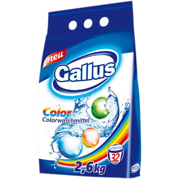 Стиральный порошок Gallus Color 2.6 кг (4251415300346) Стиральный порошок Gallus Color 2.6 кг (4251415300346)