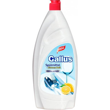Жидкость для мытья посуды Gallus Spulmittel Zitronen Duft Лимон 900 мл (4251415301398) Жидкость для мытья посуды Gallus Spulmittel Zitronen Duft Лимон 900 мл (4251415301398)