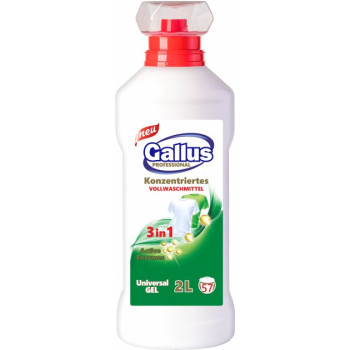 Гель для стирки Gallus 3 в 1 Vollwaschmittel Универсальный 2 л (4251415301312) Гель для стирки Gallus 3 в 1 Vollwaschmittel Универсальный 2 л (4251415301312)