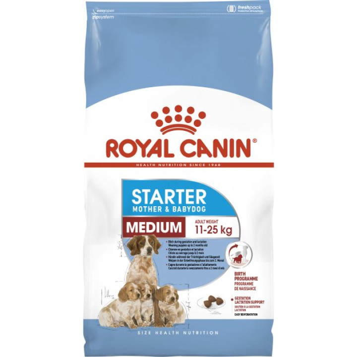 Сухий корм Royal Canin Medium Starter в період вагітності та цуценят середніх порід 1 кг (3182550778718)