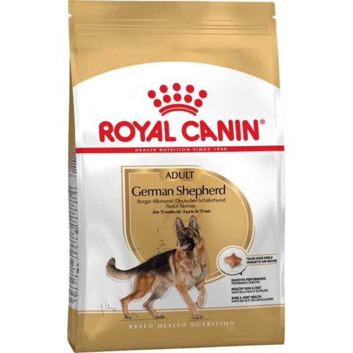 Сухой корм Royal Canin German Shepherd Puppy для взрослых собак породы Немецкая Овчарка 11 кг (3182550892759)