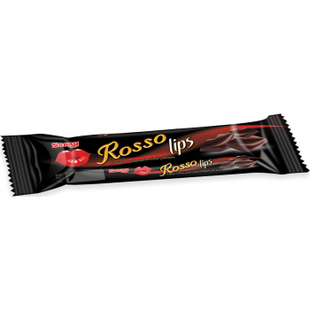 Шоколад молочний Saray Rosso Lips з шоколадною начинкою 24 г (8690705050794)