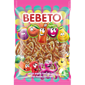 Конфеты жевательные Bebeto "Черви" 1000 г (8690146030645) Конфеты жевательные Bebeto "Черви" 1000 г (8690146030645)