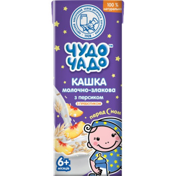 Каша Чудо-Чадо молочно-злаковая с персиком 200 мл (4820016254022) Каша Чудо-Чадо молочно-злаковая с персиком 200 мл (4820016254022)