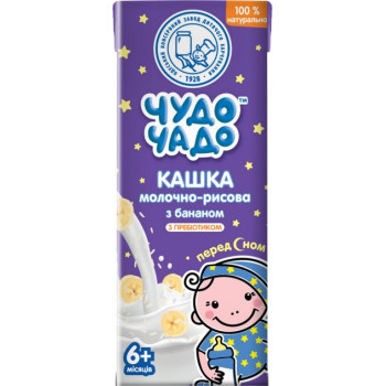 Каша Чудо-Чадо молочно-рисовая с бананом 200 мл (4820016254039) Каша Чудо-Чадо молочно-рисовая с бананом 200 мл (4820016254039)