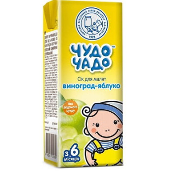 Сок Чудо-Чадо Виноград-Яблоко 200 мл (4820016251748)