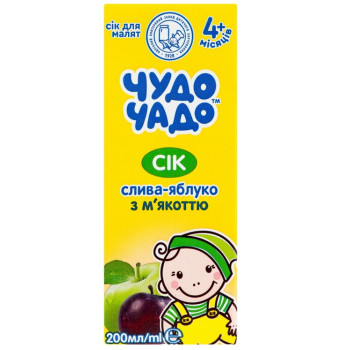 Сок Чудо-Чадо Слива-Яблоко 200 мл (4820016251700)