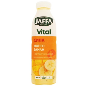 Напій Jaffa Vital Power Манго-Банан з екстрактом женьшеню 0.5 л (4820016253735) Напій Jaffa Vital Power Манго-Банан з екстрактом женьшеню 0.5 л (4820016253735)