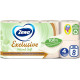 Туалетная бумага Zewa Exclusive Natural Soft бело-кремовая 4 слоя 8 рулонов (7322541361246)