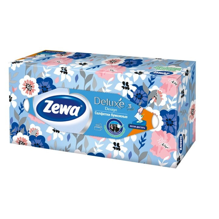 Серветки Zewa Family тришарові 90 шт (4006670128002)