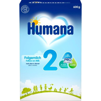 Молочная сухая смесь Humana 2, 600 г (4031244720238) Молочная сухая смесь Humana 2, 600 г (4031244720238)