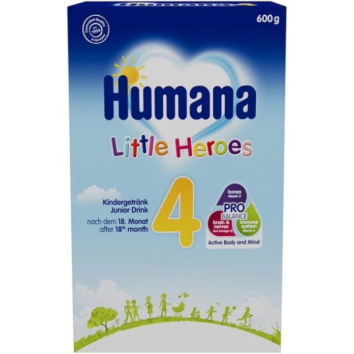 Суха молочна суміш Humana Little Heroes 4 600 г (4031244002785)
