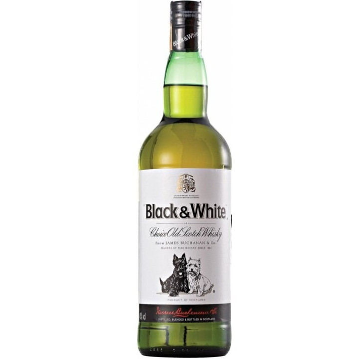 Виски Black & White выдержка 3 года 40% 0.7 л (50196135)